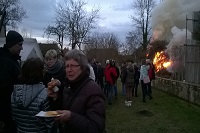 Osterfeuer in Holleben 