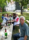 Picknick unter der Eiche