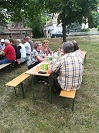 Picknick unter der Eiche